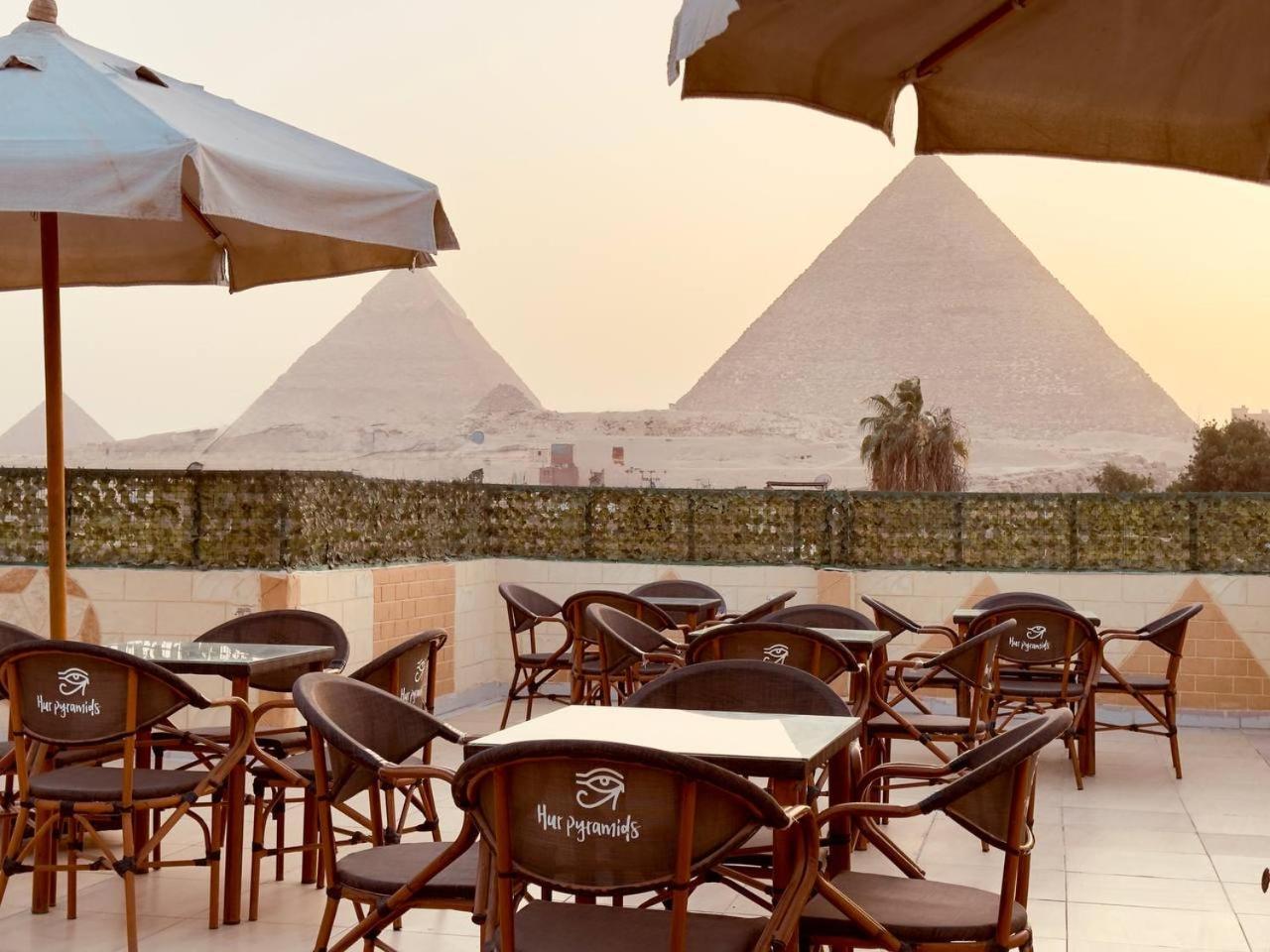 Hur Pyramids Inn Kafret el-Gabal Zewnętrze zdjęcie
